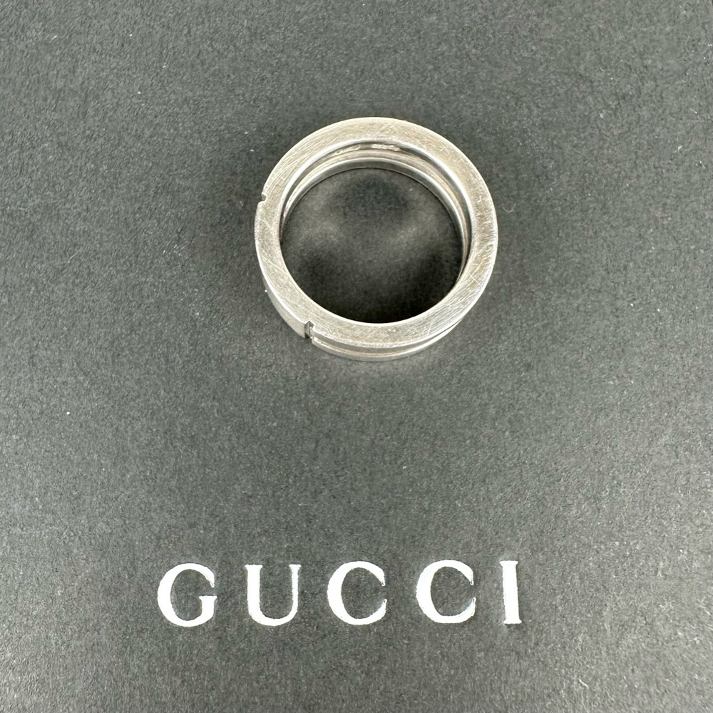 GUCCI Silver 925 Ring size 5.5 - Picture 8 of 9